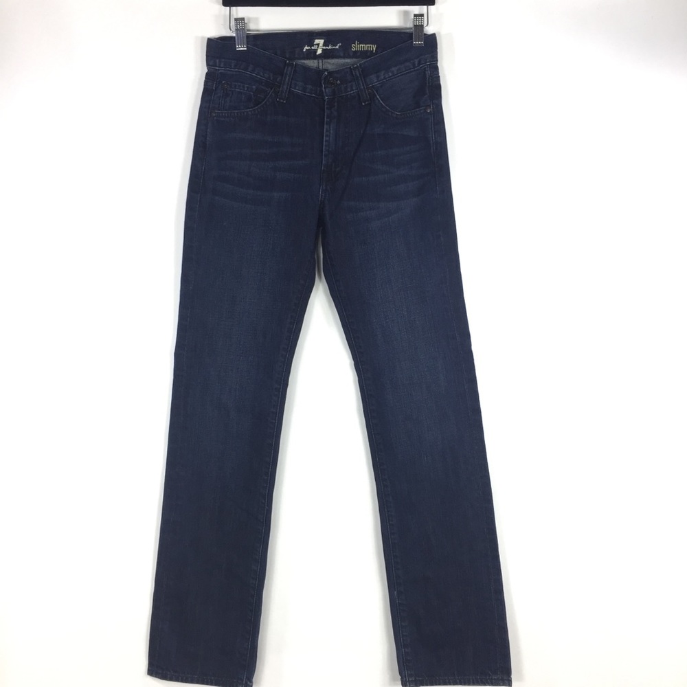 7 for all Mankind Slimmy Dark Wash Jeans 28